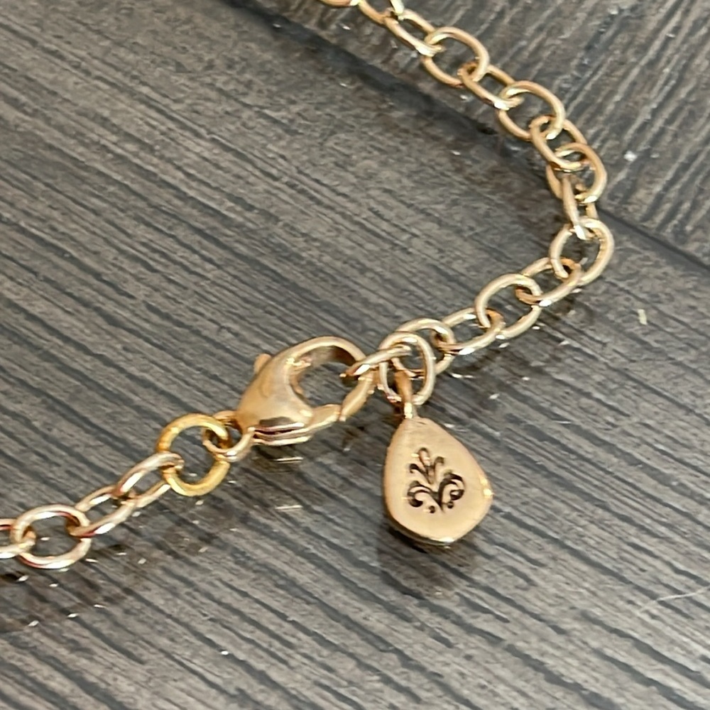 Barse Stone & Crystal Elegant Gold-tone Charm Necklace - Picture 4 of 15